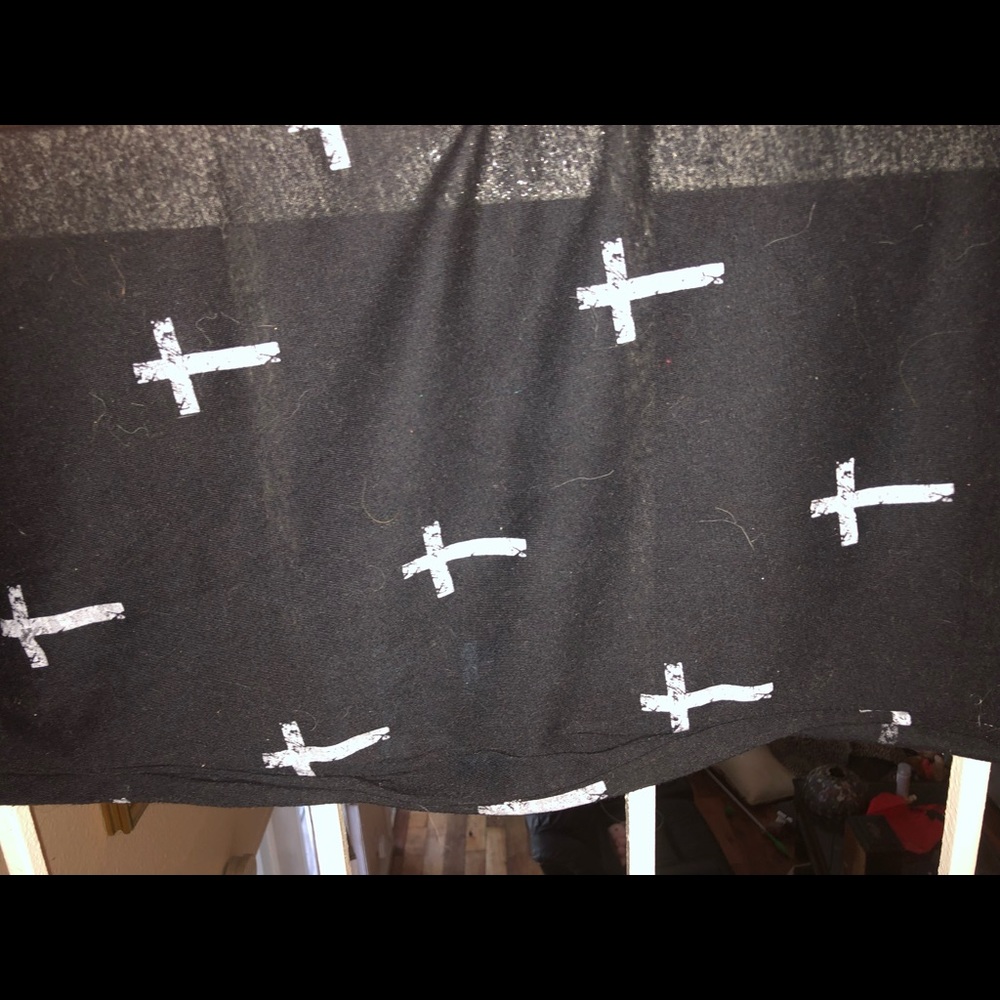 Gothic cross scarf